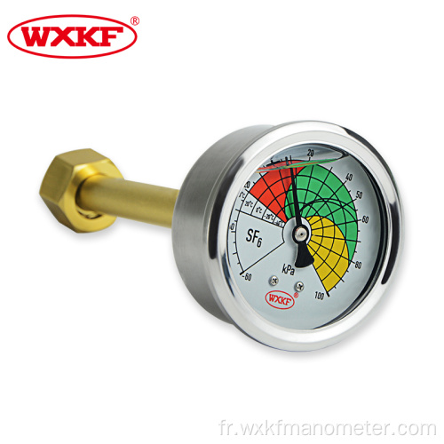 Gauge de pression de l&#39;interrupteur électrique en acier inoxydable de 6 pouces